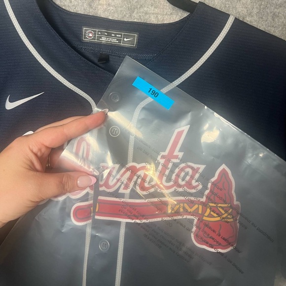 NIKE MLB Ronald‎ Acuna JR Atlanta Braves Player Youth Size XL Jersey - Picture 6 of 6